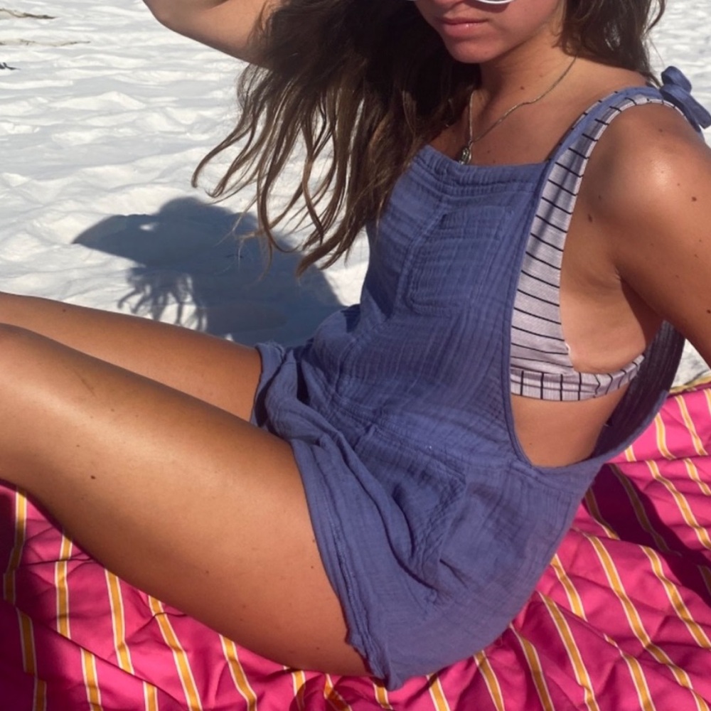 Abercrombie & Fitch Blue Romper